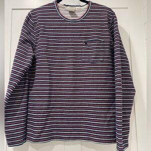 Abercrombie & Fitch Men's Striped Long Sleeve Shirt